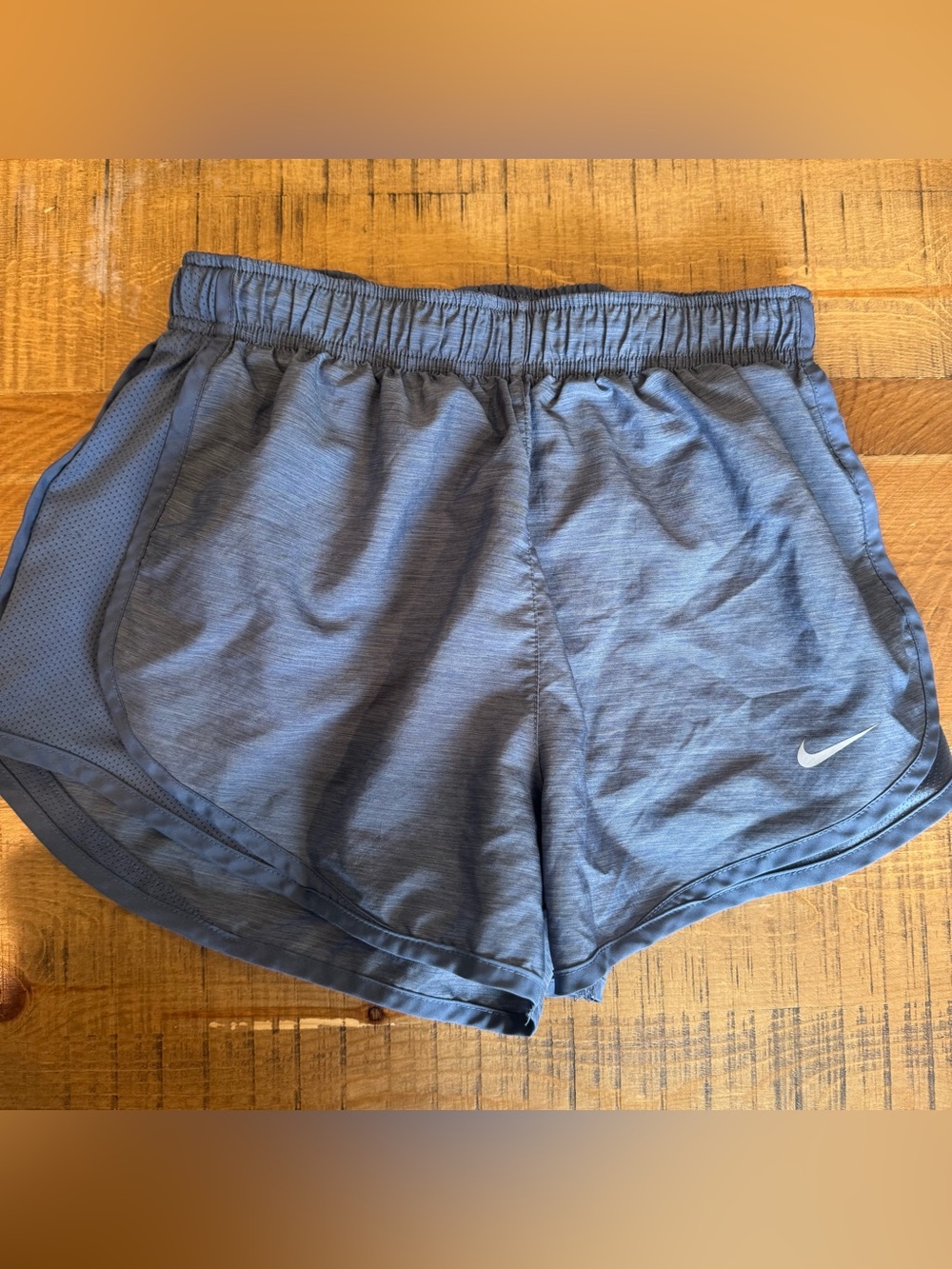Nike Women’s Blue Gray Athletic Running Shorts